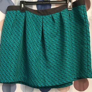 Posh Patterned Miniskirt